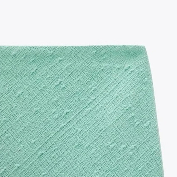 ZARA Textured Mini Skirt in Aquamarine - Picture 7 of 10
